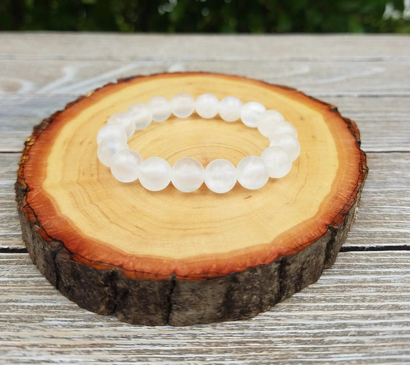 Selenite Bracelet for Spiritual Clarity | Brahmatells by Brahmatells