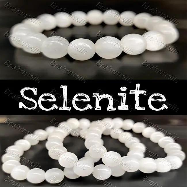 Selenite Bracelet for Spiritual Clarity | Brahmatells by Brahmatells