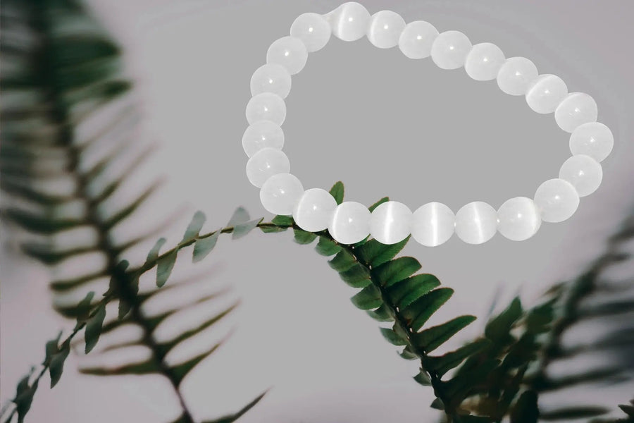 Selenite Bracelet for Spiritual Clarity | Brahmatells by Brahmatells