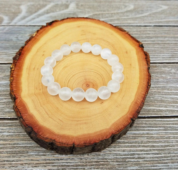 Selenite Bracelet for Spiritual Clarity | Brahmatells by Brahmatells