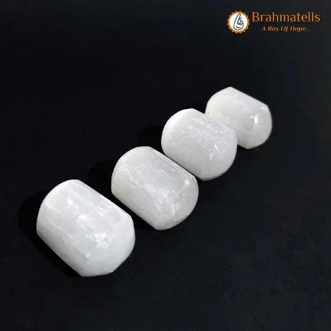 Selenite Tumble Stones for Calm & Clarity | Brahmatells by Brahmatells
