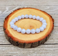 Serenity Blue Lace Agate Bracelet | Brahmatells by Brahmatells