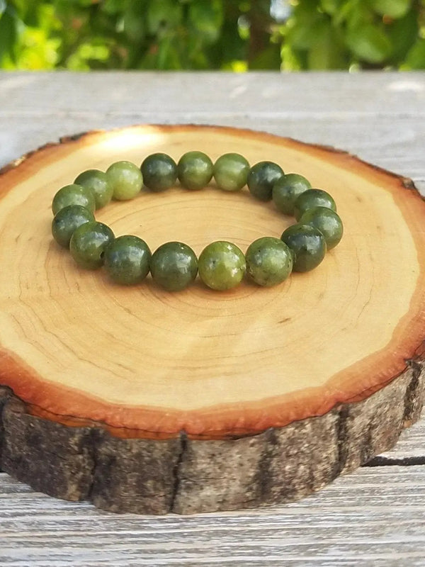 Serpentine Bracelet – Natural Stone for Energy Flow by Brahmatells
