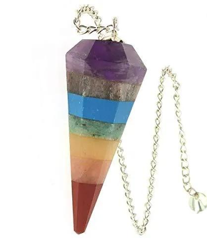 Seven Chakra Cone Pendulum for Dowsing & Meditation | Brahmatells by Brahmatells