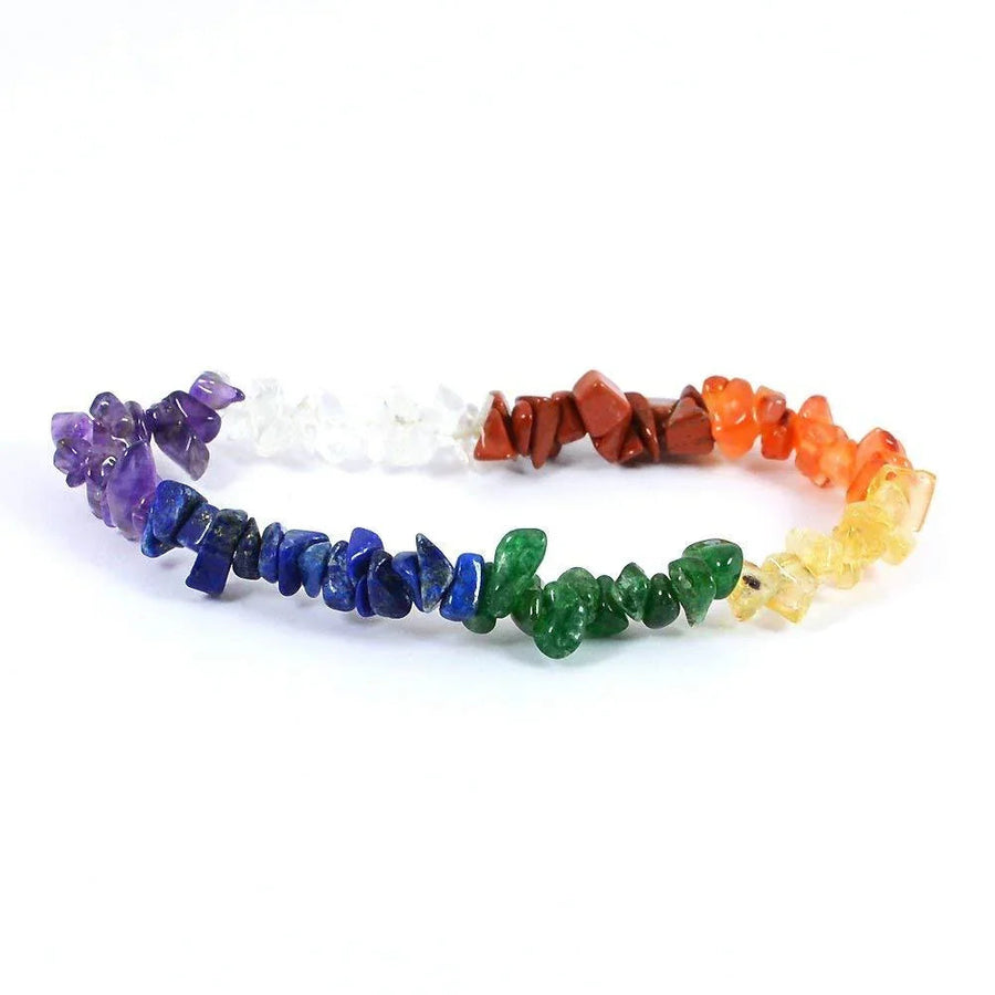 Seven Chakra Healing Chip Bracelet | Brahmatells by Brahmatells