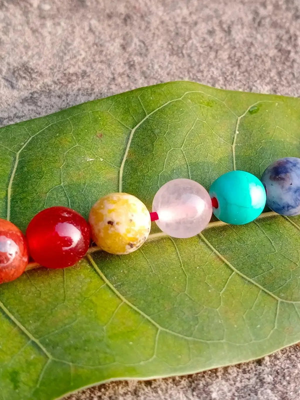 Seven Chakra With 5 Mukhi Rudraksha by Brahmatells