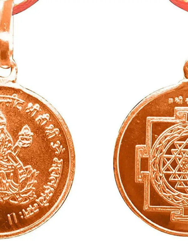 Shree Yantra Pendant In Pure Copper Blessed And Energized Locket by brahmatells