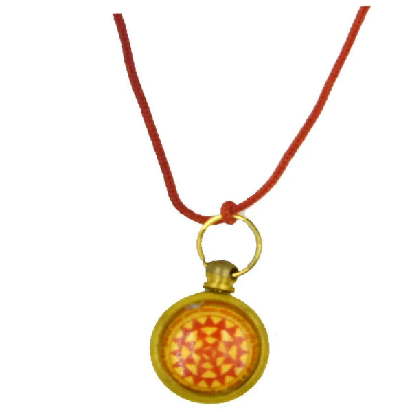 Shri Baglamukhi Astadhatu Brass Yantra Locket for Pooja, Health, Wealth, Prosperity and Success by Brahmatells