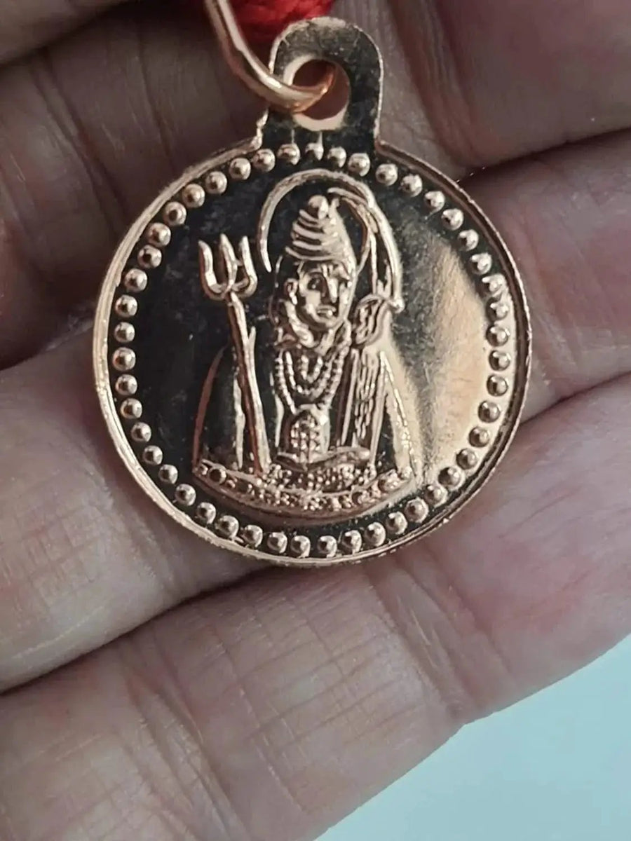 Shri Mahamrityunjay Yantra Pendant In Pure Copper For Men & Women (6 Grams Approx) by brahmatells
