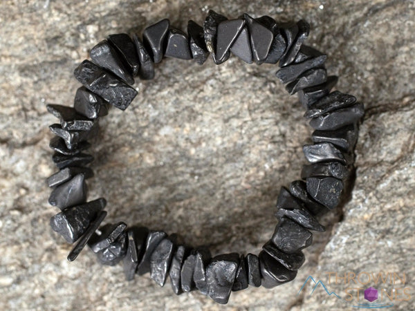 Handmade Shungite Crystal Bracelet | Natural Elegance & Protection by Brahmatells