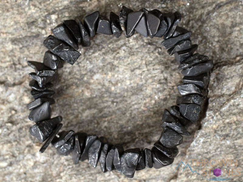 Handmade Shungite Crystal Bracelet | Natural Elegance & Protection by Brahmatells