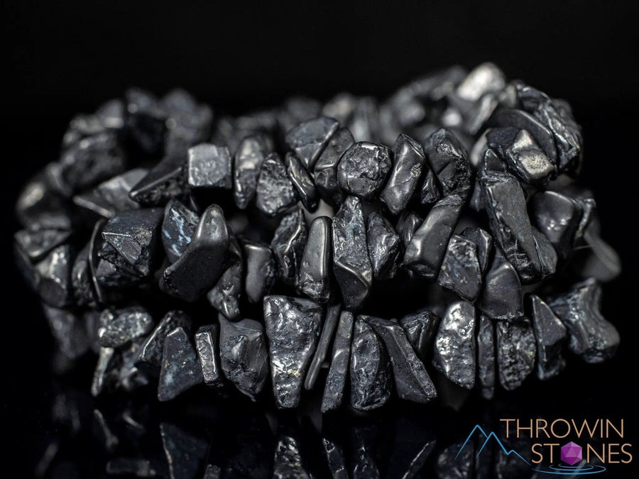 Handmade Shungite Crystal Bracelet | Natural Elegance & Protection by Brahmatells