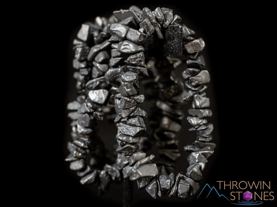 Handmade Shungite Crystal Bracelet | Natural Elegance & Protection by Brahmatells