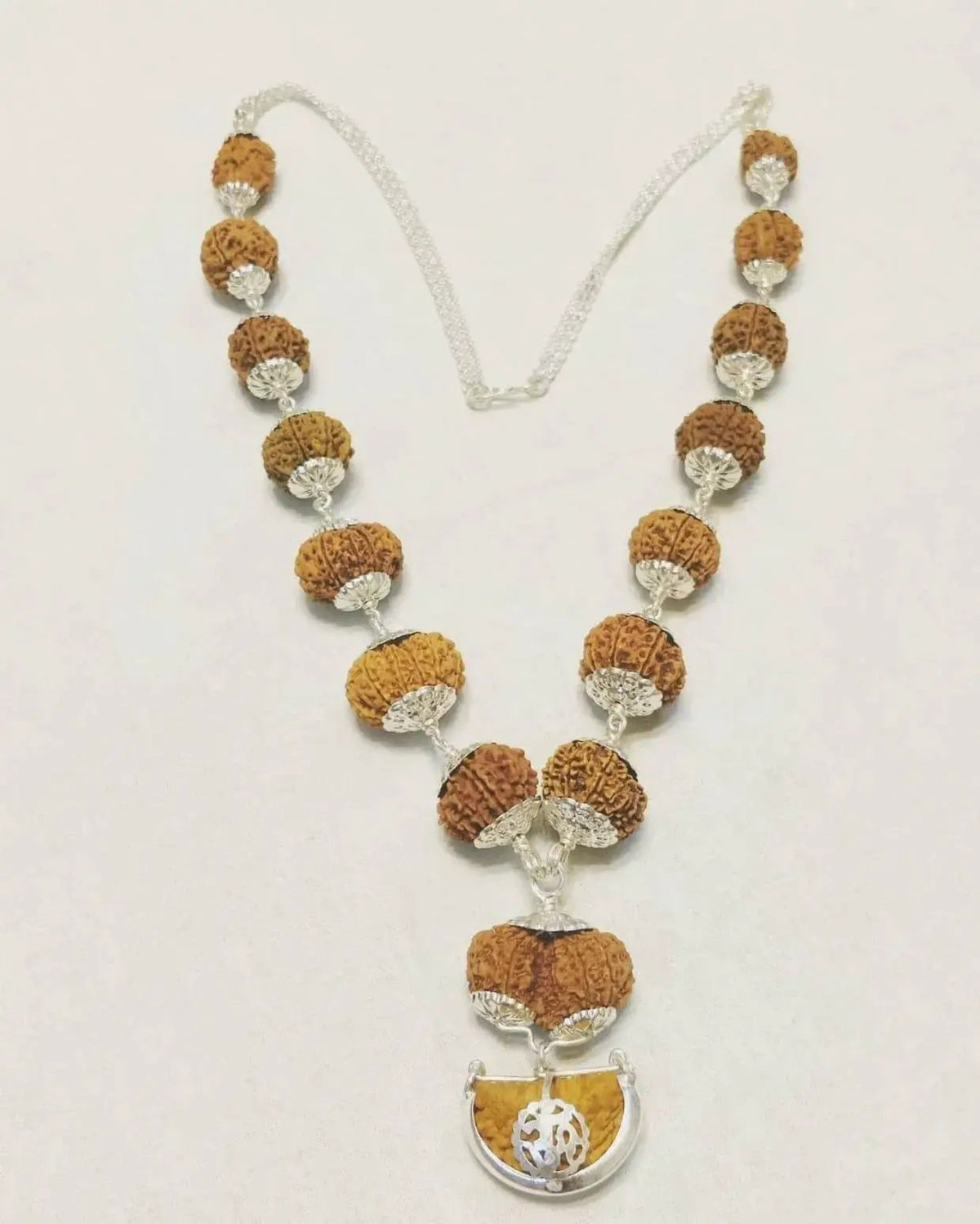 Siddha Mala with 1-14 Mukhi, Ganesh & Gaurishankar Rudraksha - Unique Vedic Accessory | Brahmatells by Brahmatells
