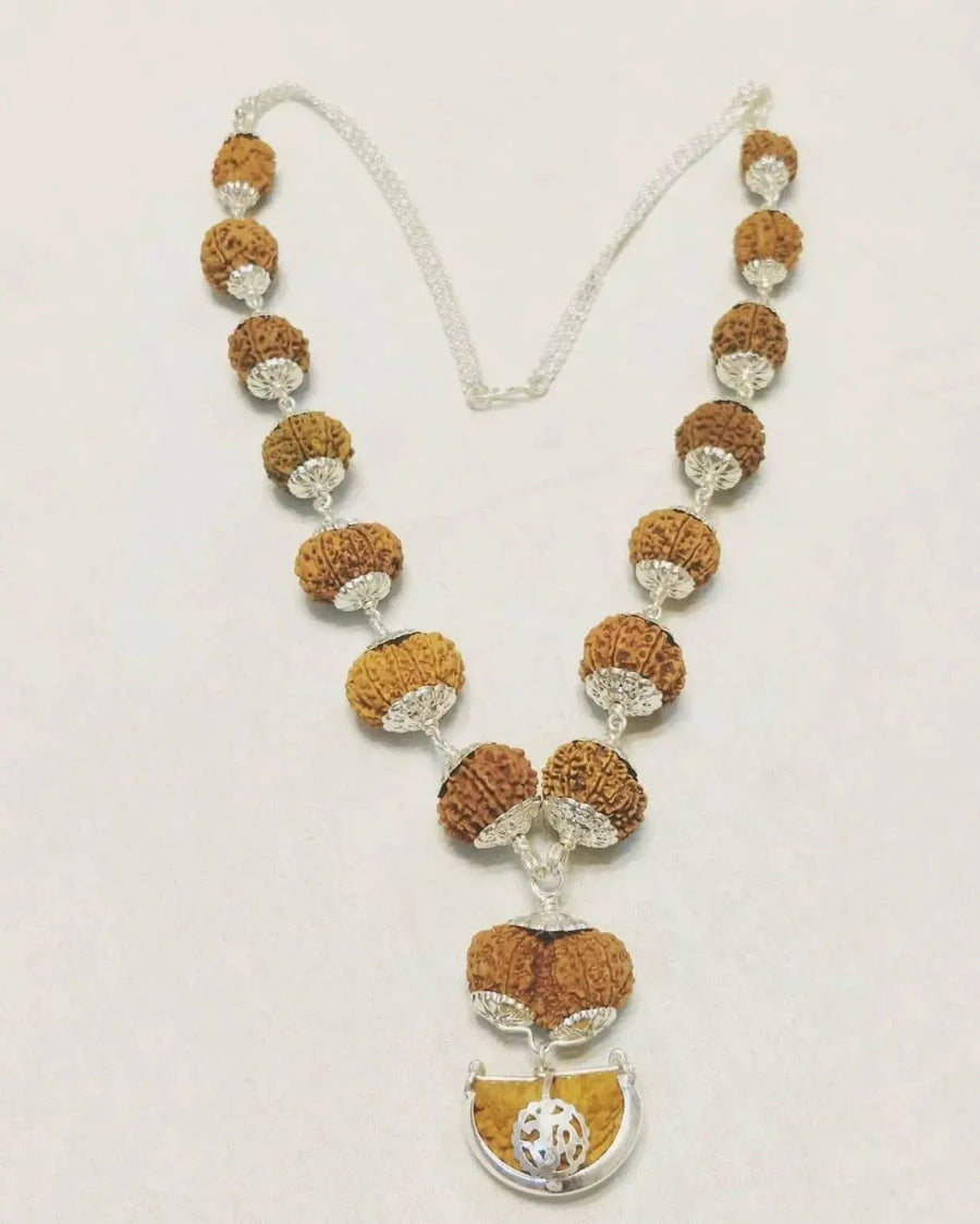 Siddha Mala with 1-14 Mukhi, Ganesh & Gaurishankar Rudraksha - Unique Vedic Accessory | Brahmatells by Brahmatells