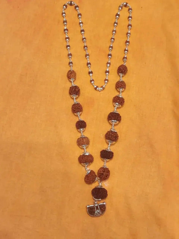 Siddha Mala with 1-14 Mukhi, Ganesh & Gaurishankar Rudraksha - Unique Vedic Accessory | Brahmatells by Brahmatells