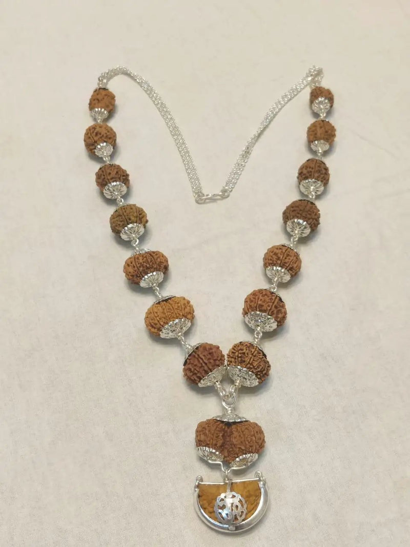 Siddha Mala with 1-14 Mukhi, Ganesh & Gaurishankar Rudraksha - Unique Vedic Accessory | Brahmatells by Brahmatells