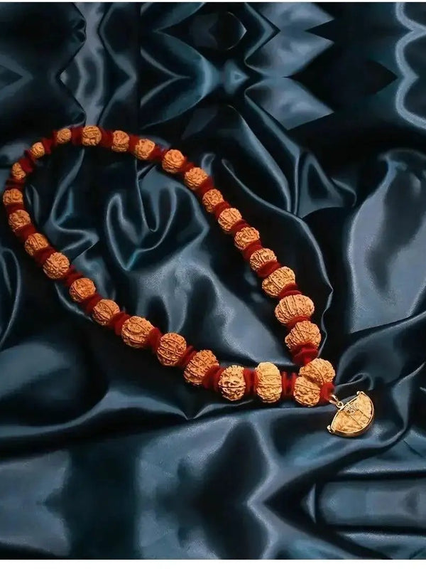 Siddha Mala with Collector Nepal Rudraksha Beads - Unique Spiritual Accessory | Brahmatells by Brahmatells
