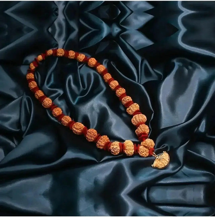 Siddha Mala with Collector Nepal Rudraksha Beads - Unique Spiritual Accessory | Brahmatells by Brahmatells