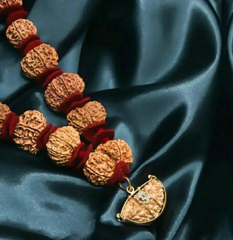 Siddha Mala with Collector Nepal Rudraksha Beads - Unique Spiritual Accessory | Brahmatells by Brahmatells