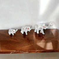 Silver Elephant Statue for Protection & Spiritual Growth | Brahmatells by Brahmatells