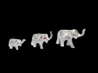 Silver Elephant Statue for Protection & Spiritual Growth | Brahmatells by Brahmatells