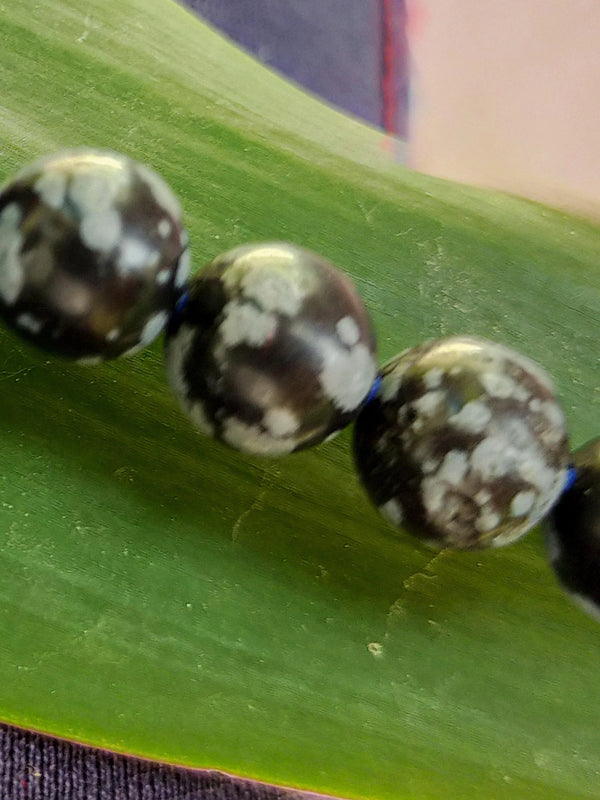Snowflake Obsidian Balance Band | Brahmatells by Brahmatells