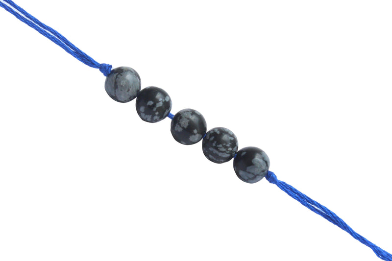 Snowflake Obsidian Balance Band | Brahmatells by Brahmatells