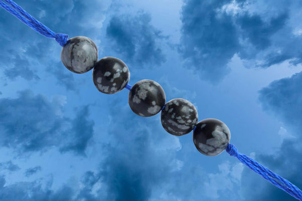 Snowflake Obsidian Balance Band | Brahmatells by Brahmatells