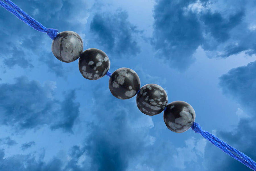 Snowflake Obsidian Balance Band | Brahmatells by Brahmatells
