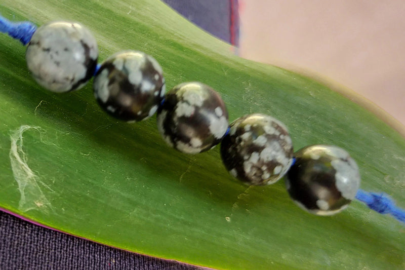 Snowflake Obsidian Balance Band | Brahmatells by Brahmatells