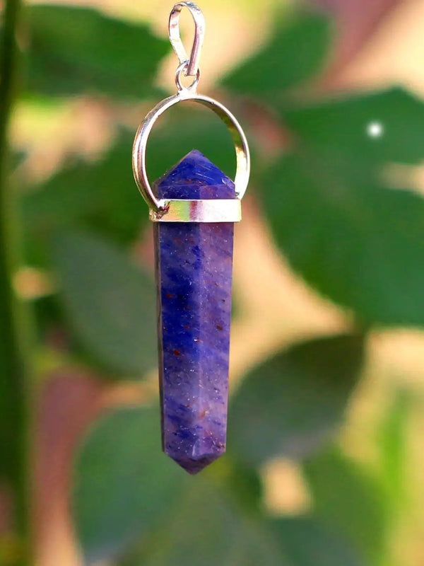 Sodalite Double Side Pendant by Brahmatells