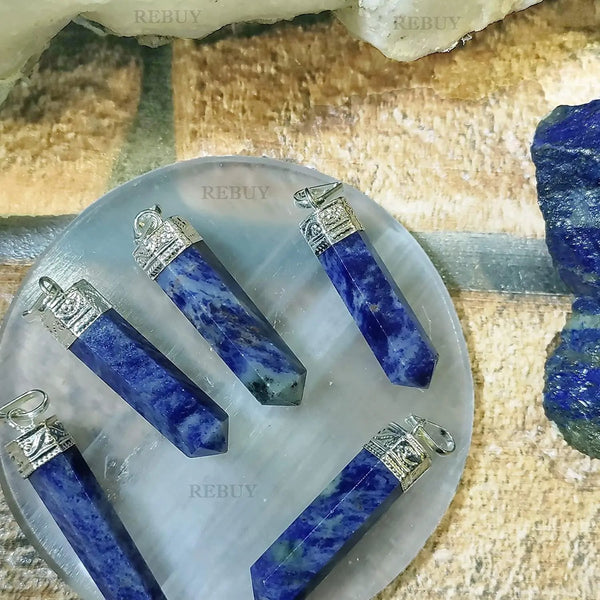 Sodalite Pendant Natural Healing Stone by brahmatells