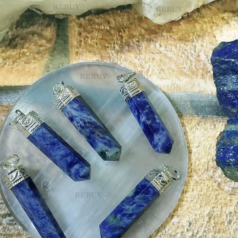 Sodalite Pendant Natural Healing Stone by brahmatells