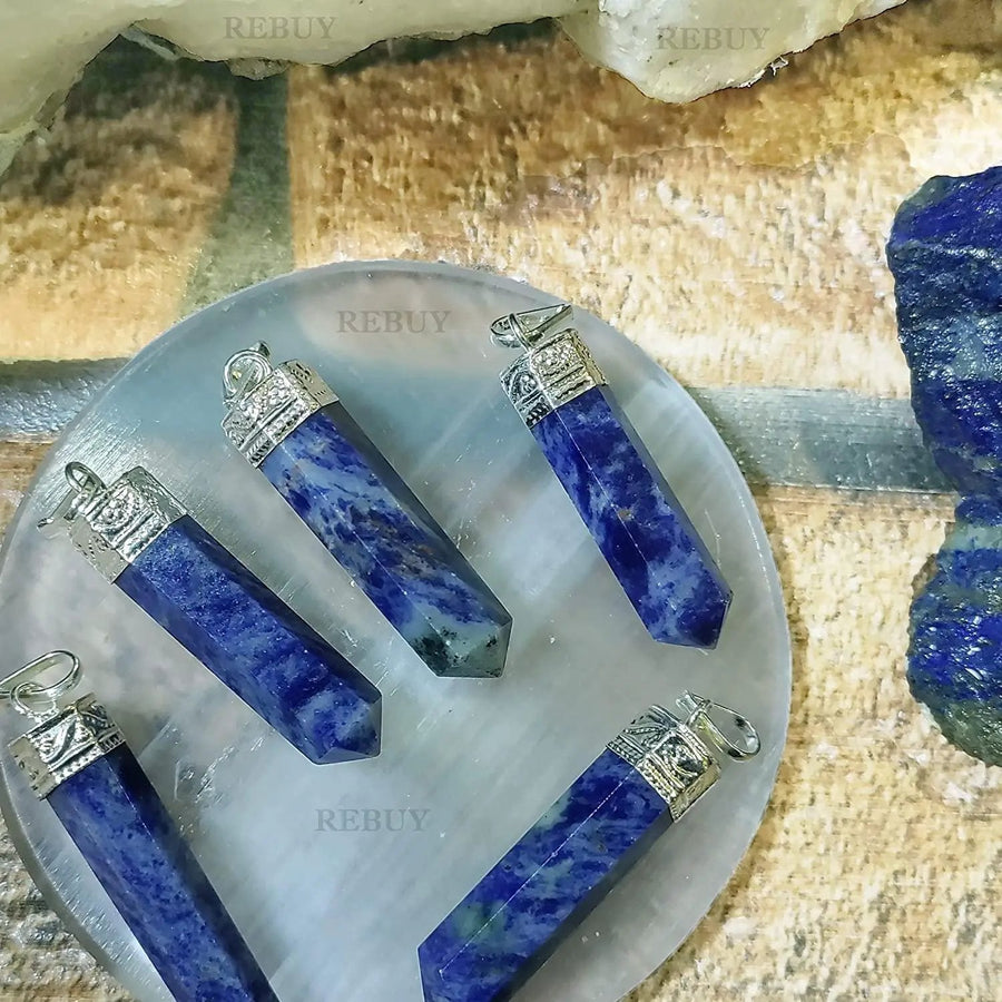 Sodalite Pendant Natural Healing Stone by brahmatells