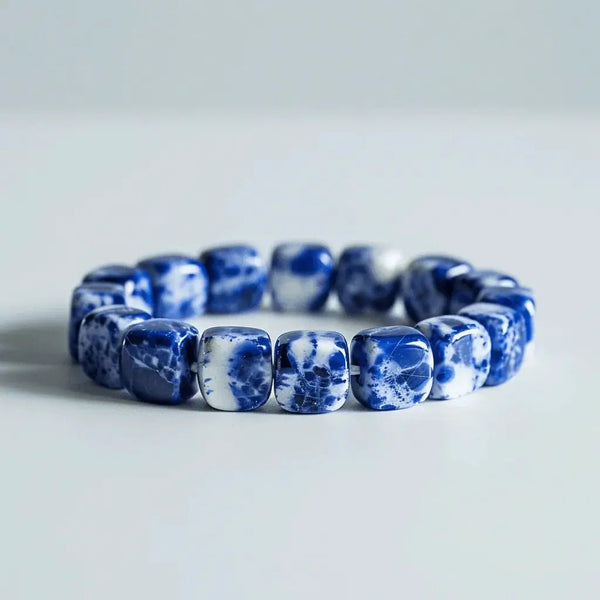 Sodalite Rectangle Bracelet: Embrace Clarity & Calm | Brahmatells by Brahmatells