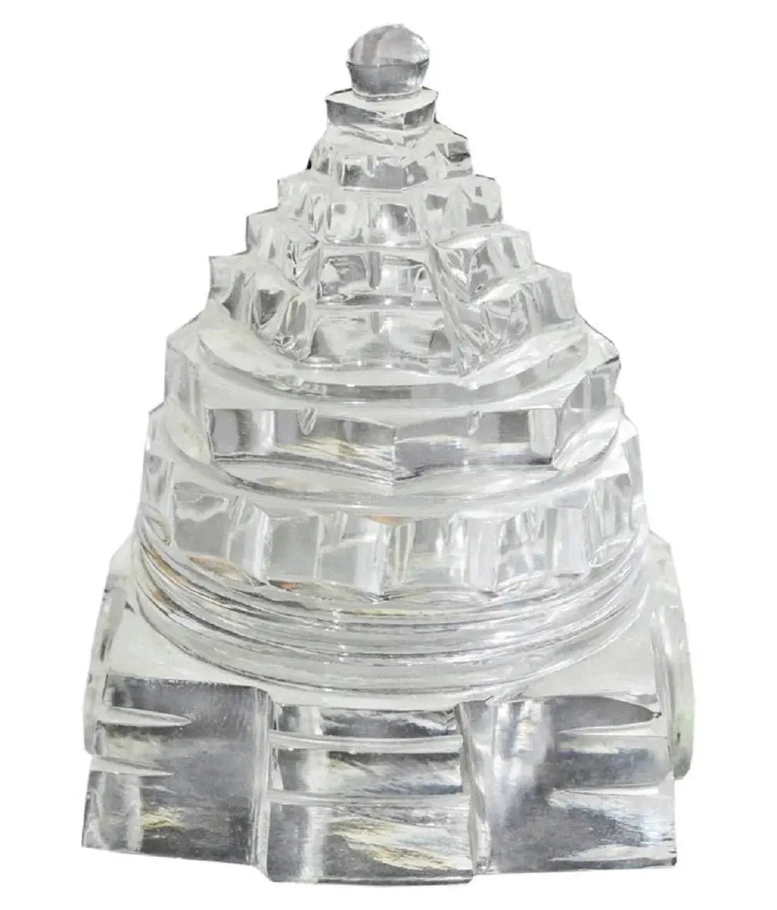 Sphatik/Crystal Shree Yantra (Maha Meru Yantra) by Brahmatells