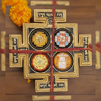 Sri Sampurna Mahalakshmi Puja Yantra Brass Chowki || Diwali Laxmi Pujan ,Pooja Mandir Vastu Yantram by Brahmatells
