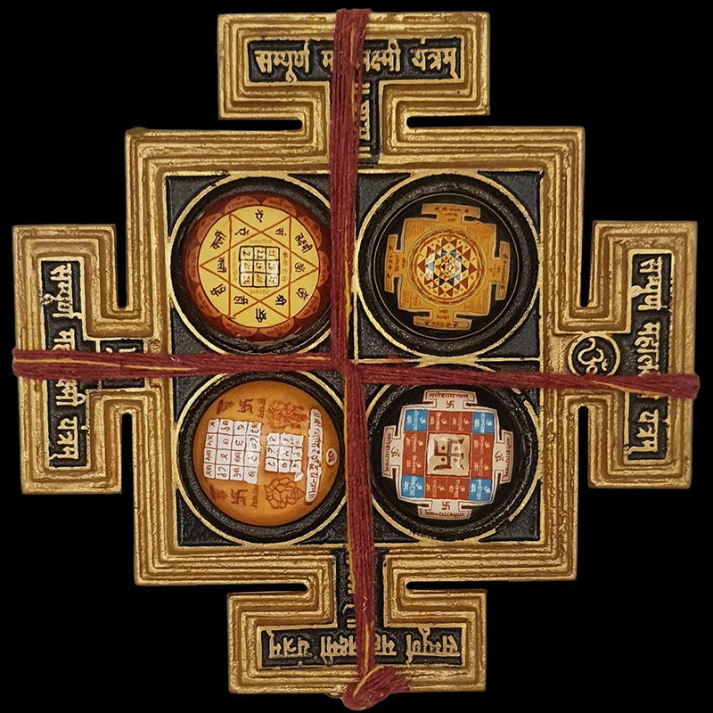 Sri Sampurna Mahalakshmi Puja Yantra Brass Chowki || Diwali Laxmi Pujan ,Pooja Mandir Vastu Yantram by Brahmatells