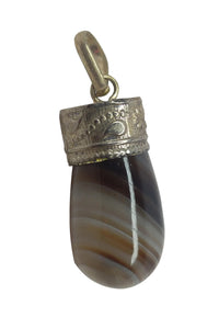Brahmatells Sulemani Akik Black Chalcedony Gemstone by Brahmatells