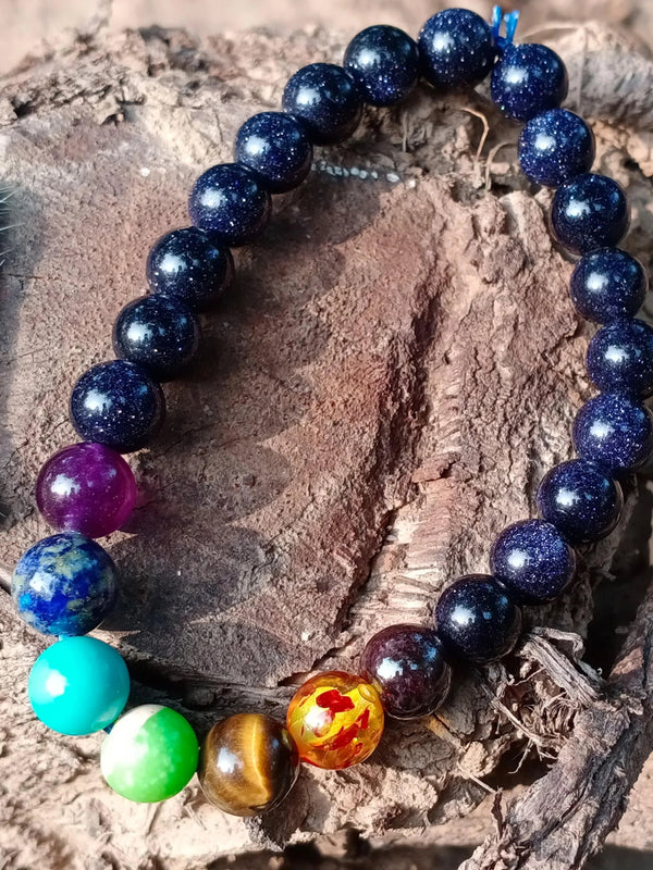 Sunstone & 7 Chakra Energy Bracelet – Brahmatells by Brahmatells