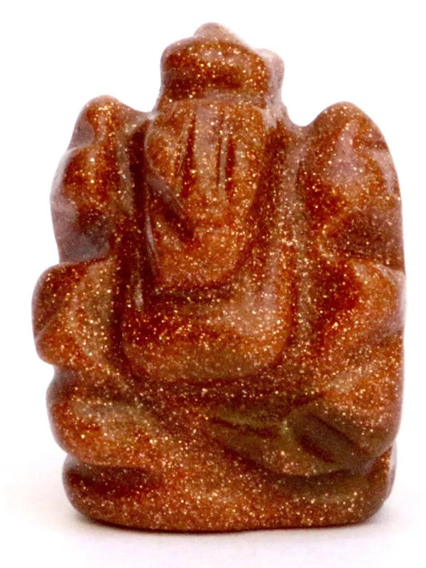 Sunstone Ganesha Idol: Radiate Positivity & Prosperity | Brahmatells by Brahmatells