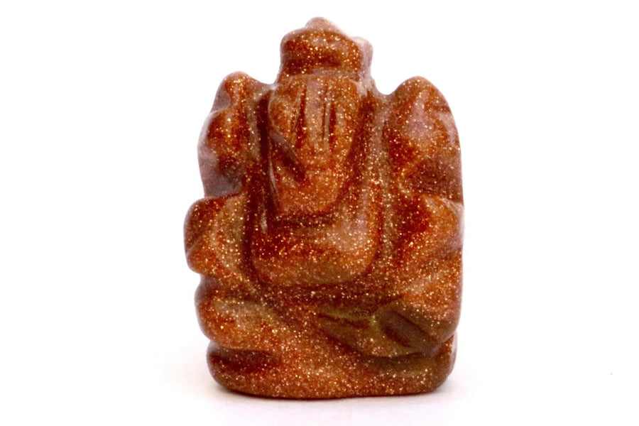 Sunstone Ganesha Idol: Radiate Positivity & Prosperity | Brahmatells by Brahmatells