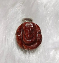 Sunstone Ganesha Pendant: Embrace Prosperity & Creativity | Brahmatells by Brahmatells