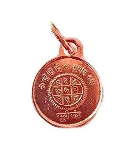 Suriya Yantra Pendant with Photo for Men and Women by brahmatells