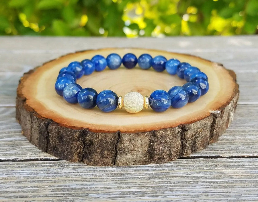 Third Eye & Kyanite Bracelet – Intuitive Energy Balance by Brahmatells