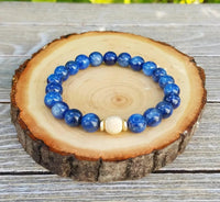 Third Eye & Kyanite Bracelet – Intuitive Energy Balance by Brahmatells