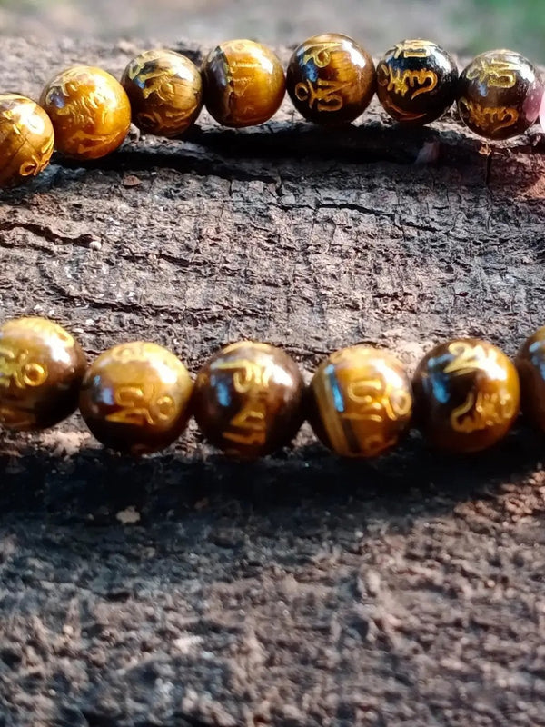 Tiger Eye & Rose Quartz Bracelet by Brahmatells - Love and Power by Brahmatells
