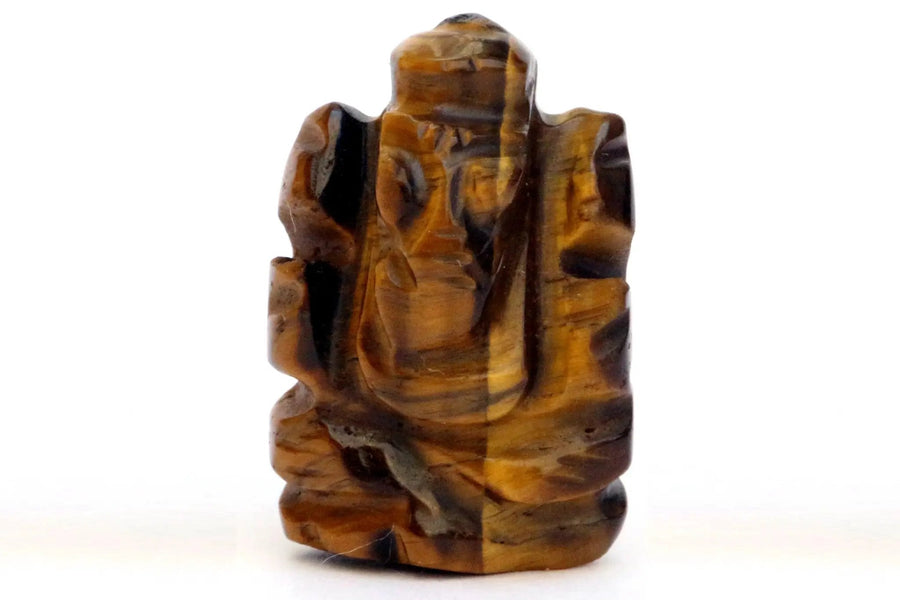 Tiger Eye Ganesha Idol for Prosperity & Protection | Brahmatells by Brahmatells