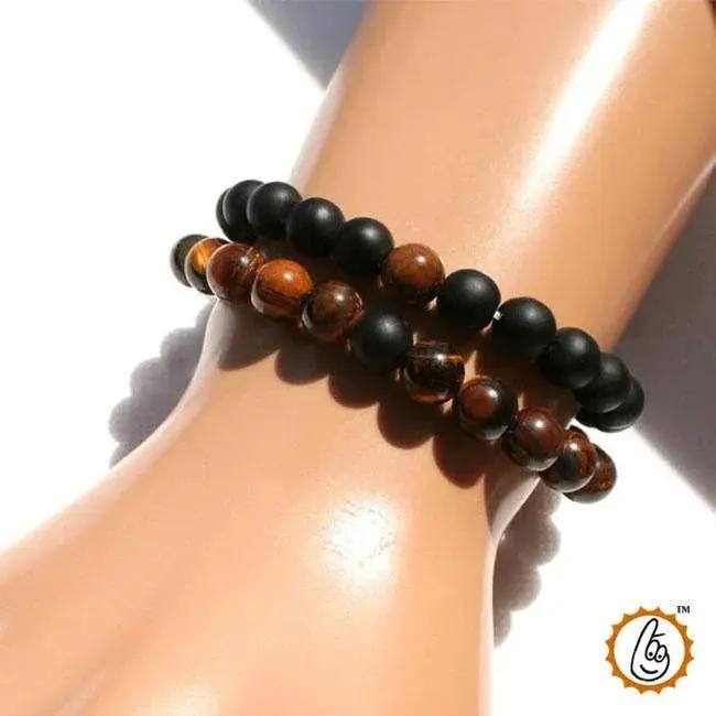 Tiger Eye Matte Bracelet for Balance & Creativity | Brahmatells by Brahmatells